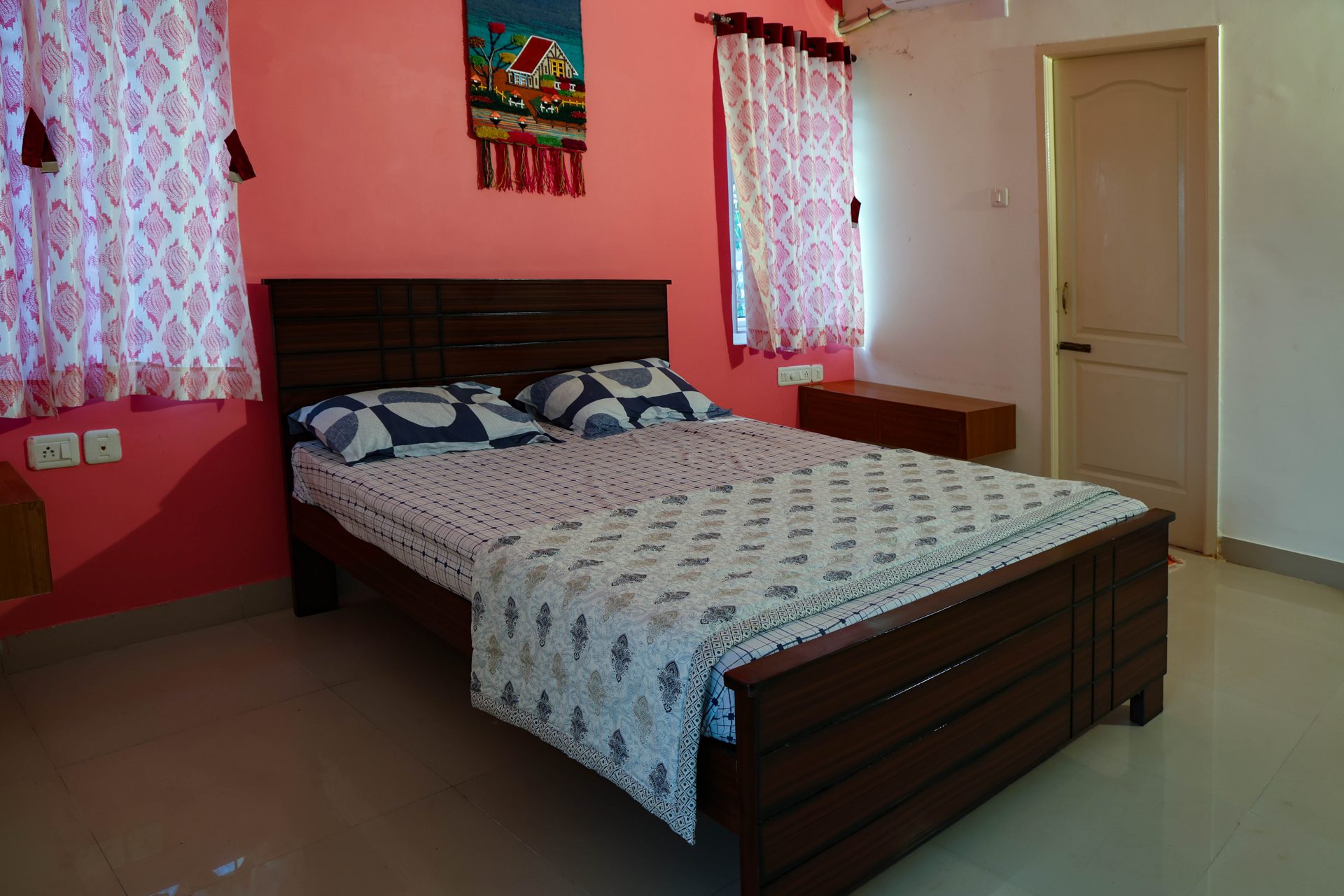 Bedroom two with double bed